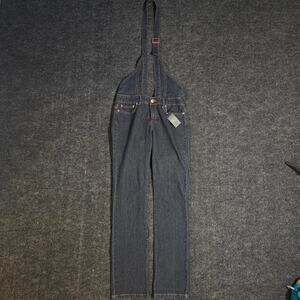 vintage y2k deadstock denim overalls by Sjean. womans size 9